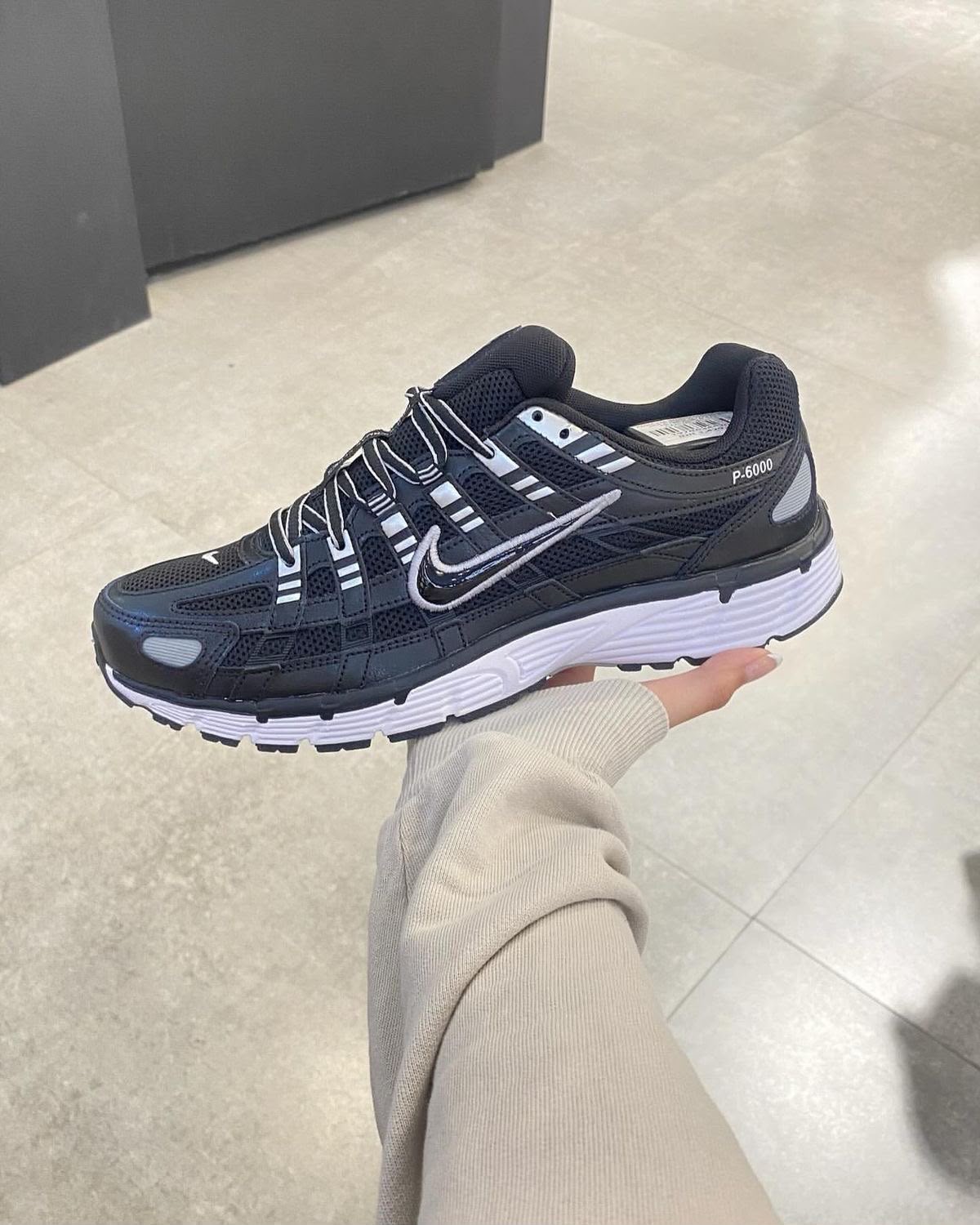 Nike P-6000 Black White