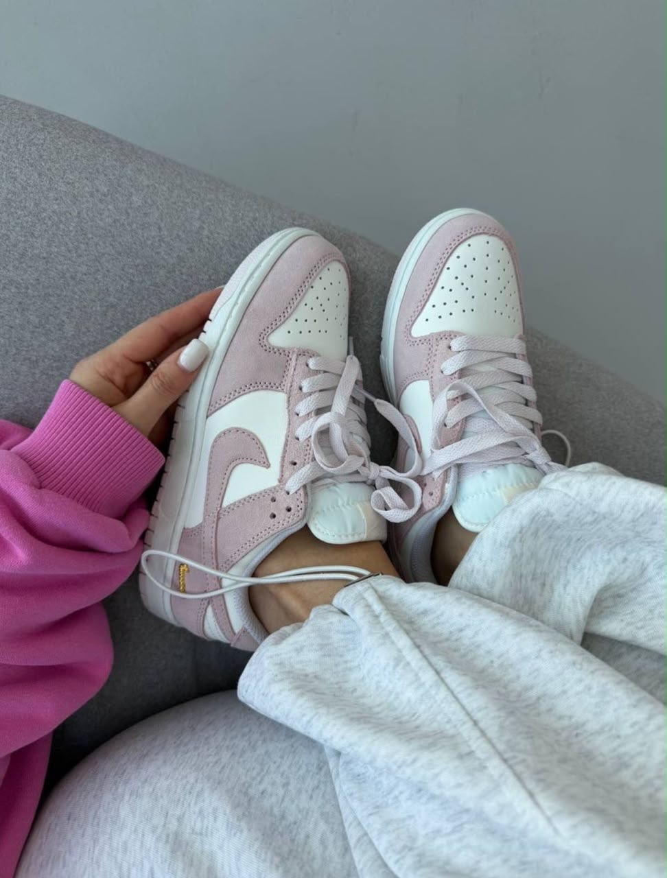Nike Dunk Low Pink Suede
